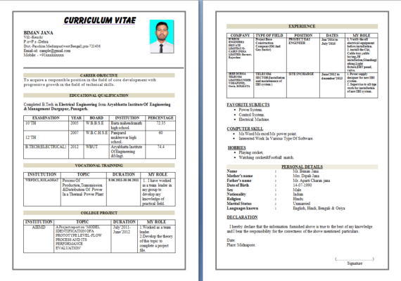 Elevate Your Professional Journey: Best CV Design Tips for B.Tech Students