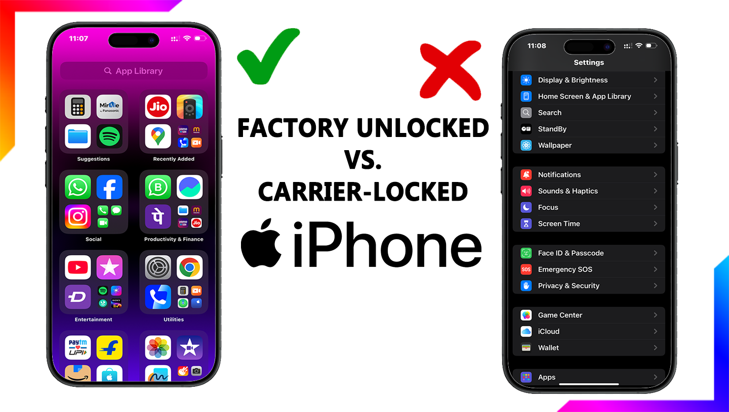 Factory Unlocked vs Carrier Locked iPhones Whats the Difference