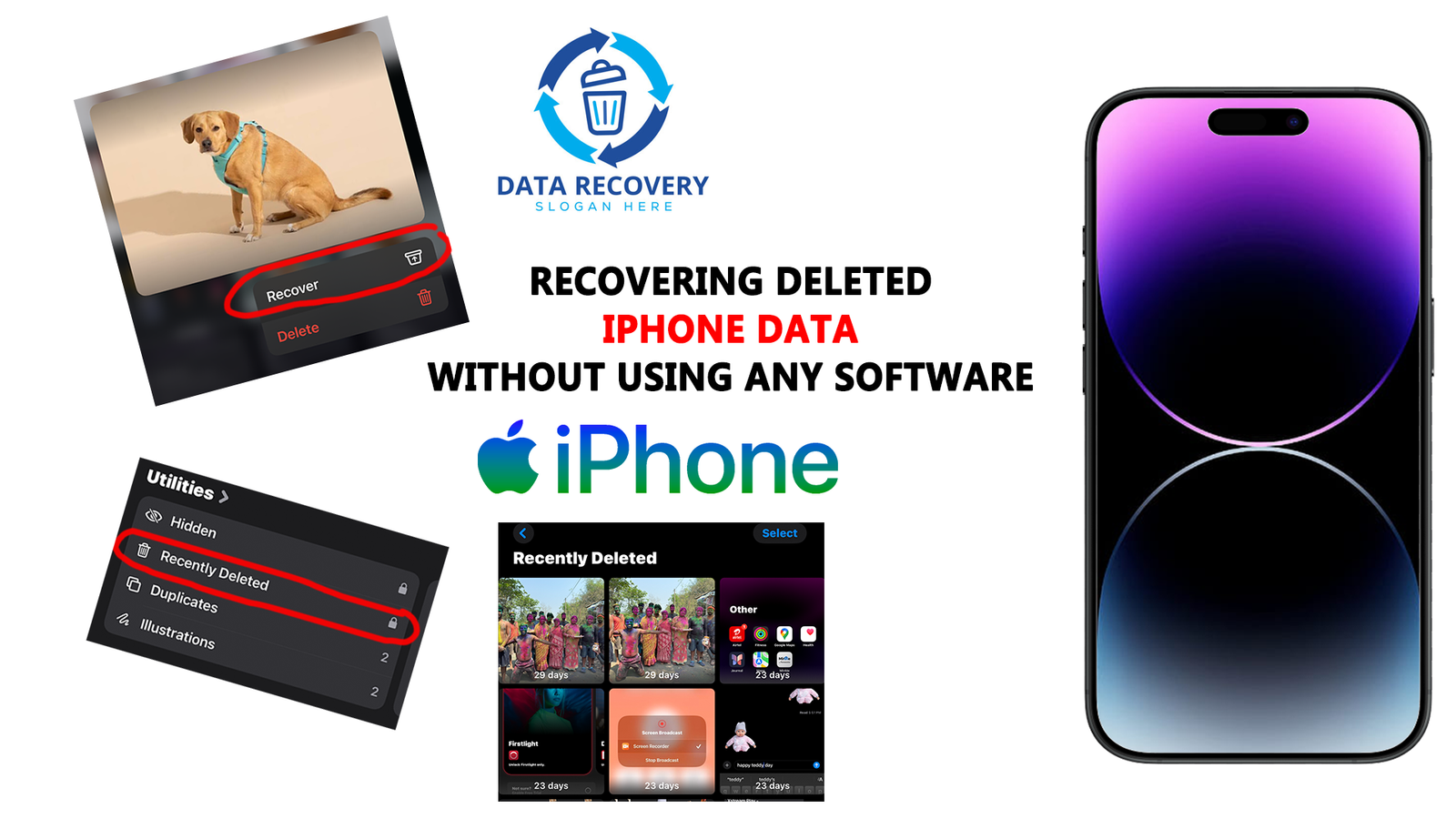 Recovering Deleted iPhone Data Without Using Any Software