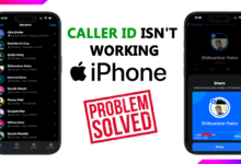 caller id showing problem in iphone