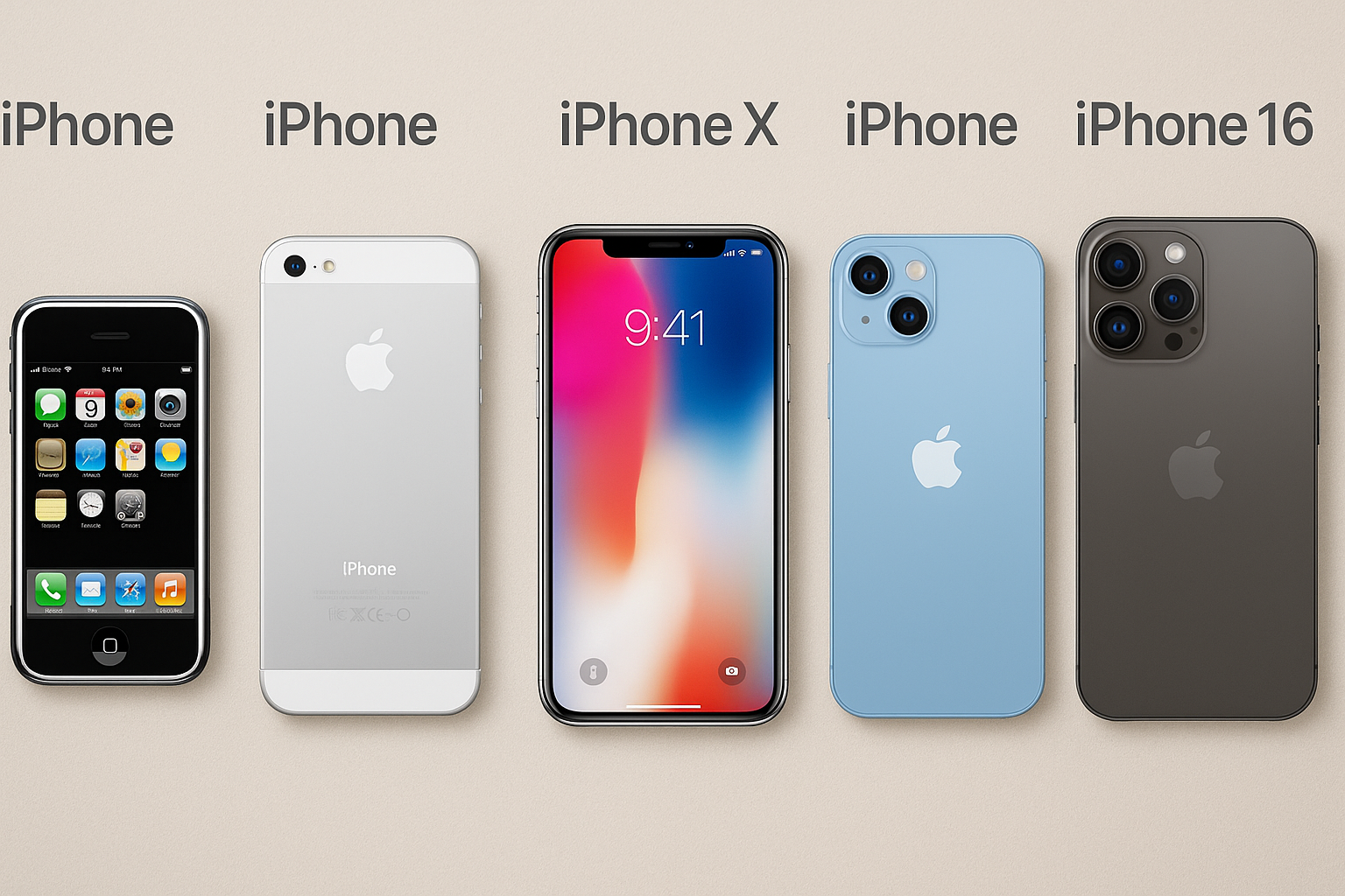 iphone From 2007 to iPhone 16